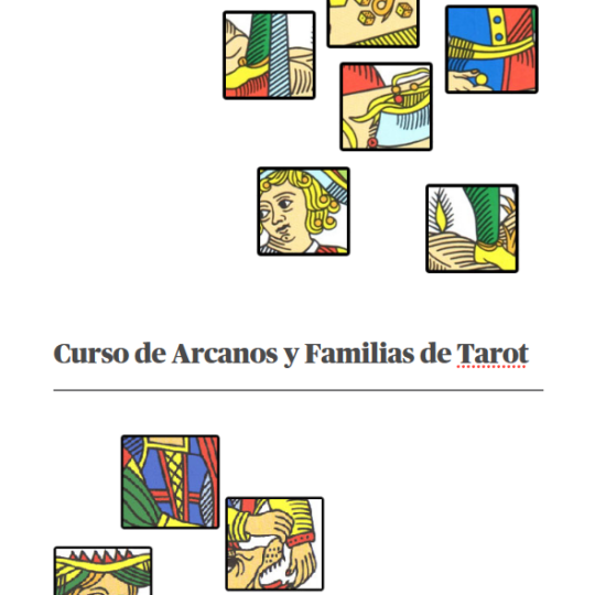 Curso de Arcanos y Familias de Tarot