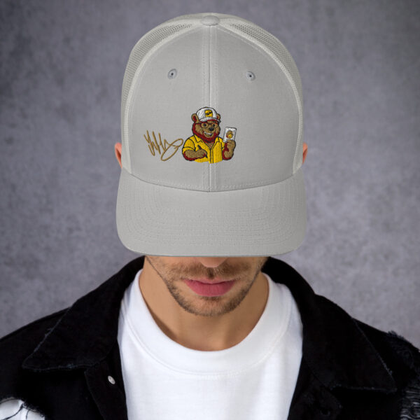 Gorra tipo trucker "Toño López Moreno", oso amarillo - Imagen 14