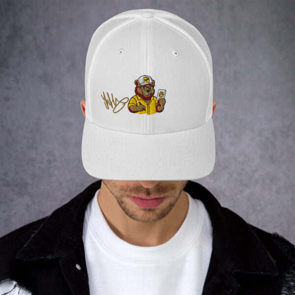Gorra tipo trucker "Toño López Moreno", oso amarillo - Imagen 16