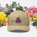 Gorra tipo trucker «Toño López Moreno», oso violeta - Imagen 24
