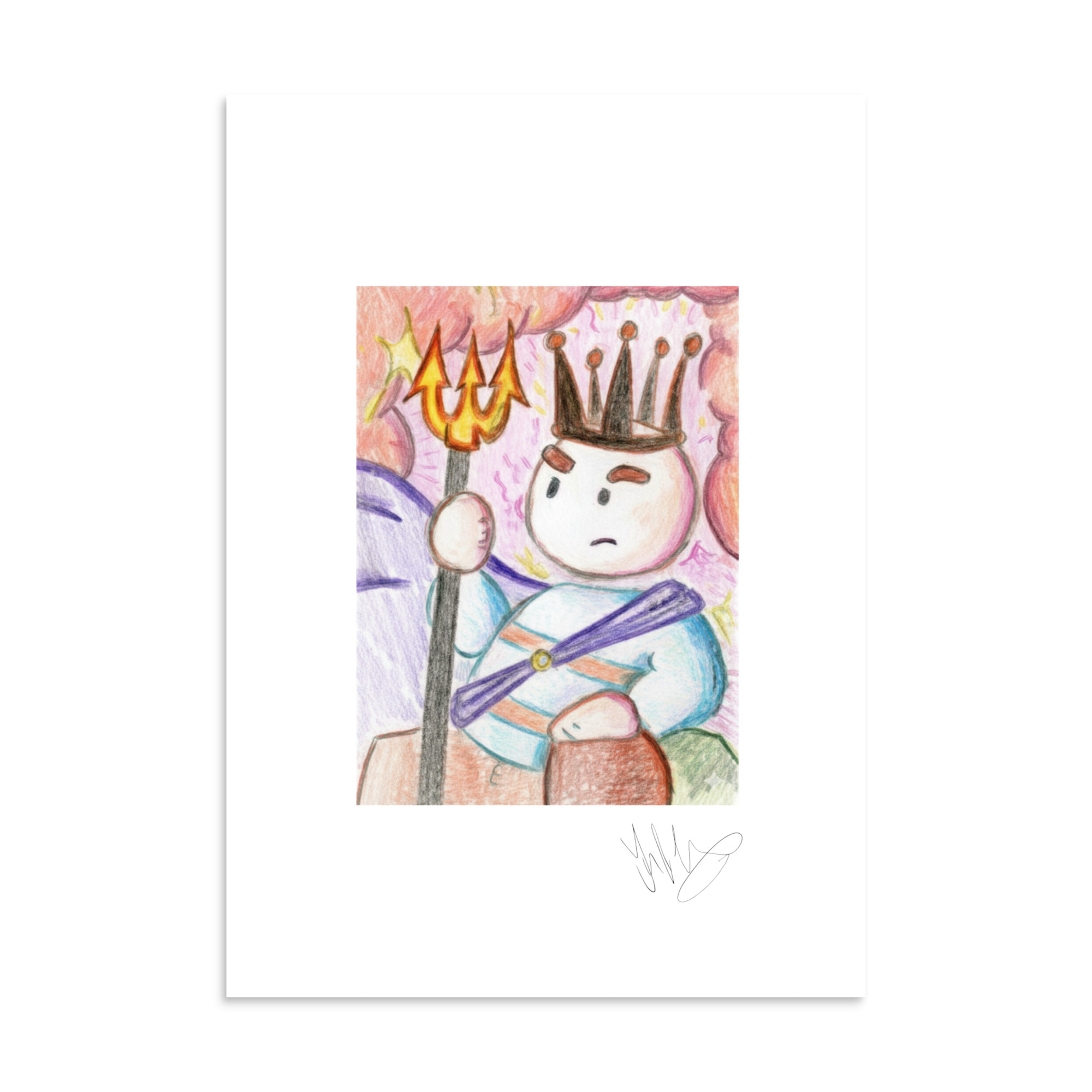 Lámina de Waton, "El Emperador". Diseño Exclusivo. - Imagen 2
