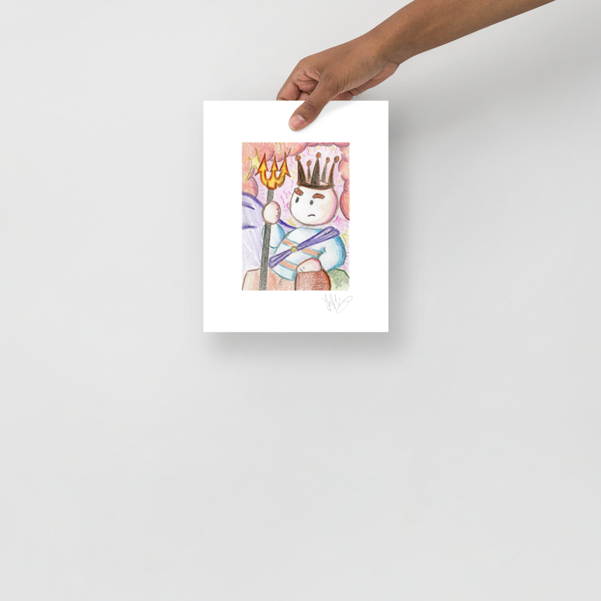 Lámina de Waton, "El Emperador". Diseño Exclusivo. - Imagen 4