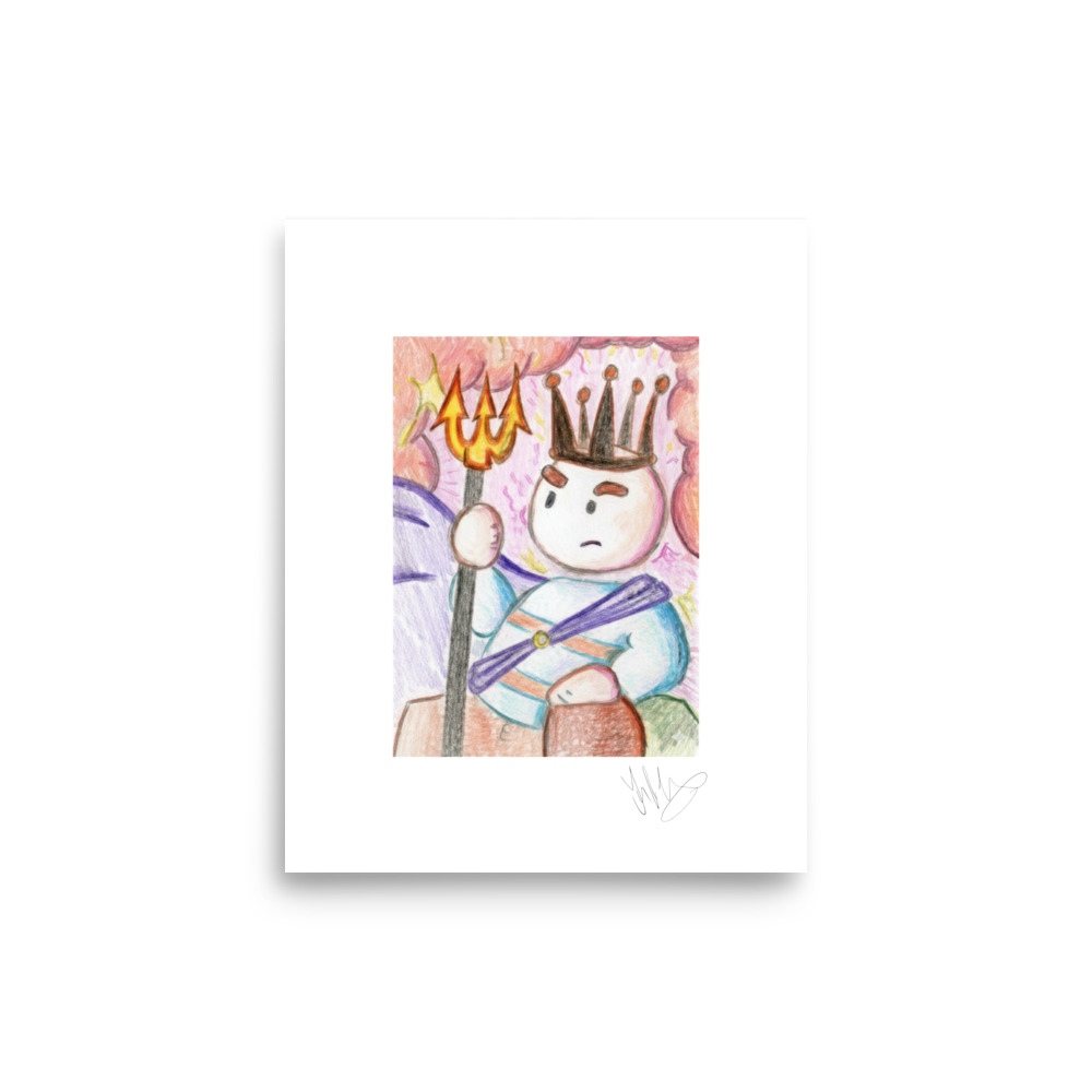 Lámina de Waton, "El Emperador". Diseño Exclusivo. - Imagen 3