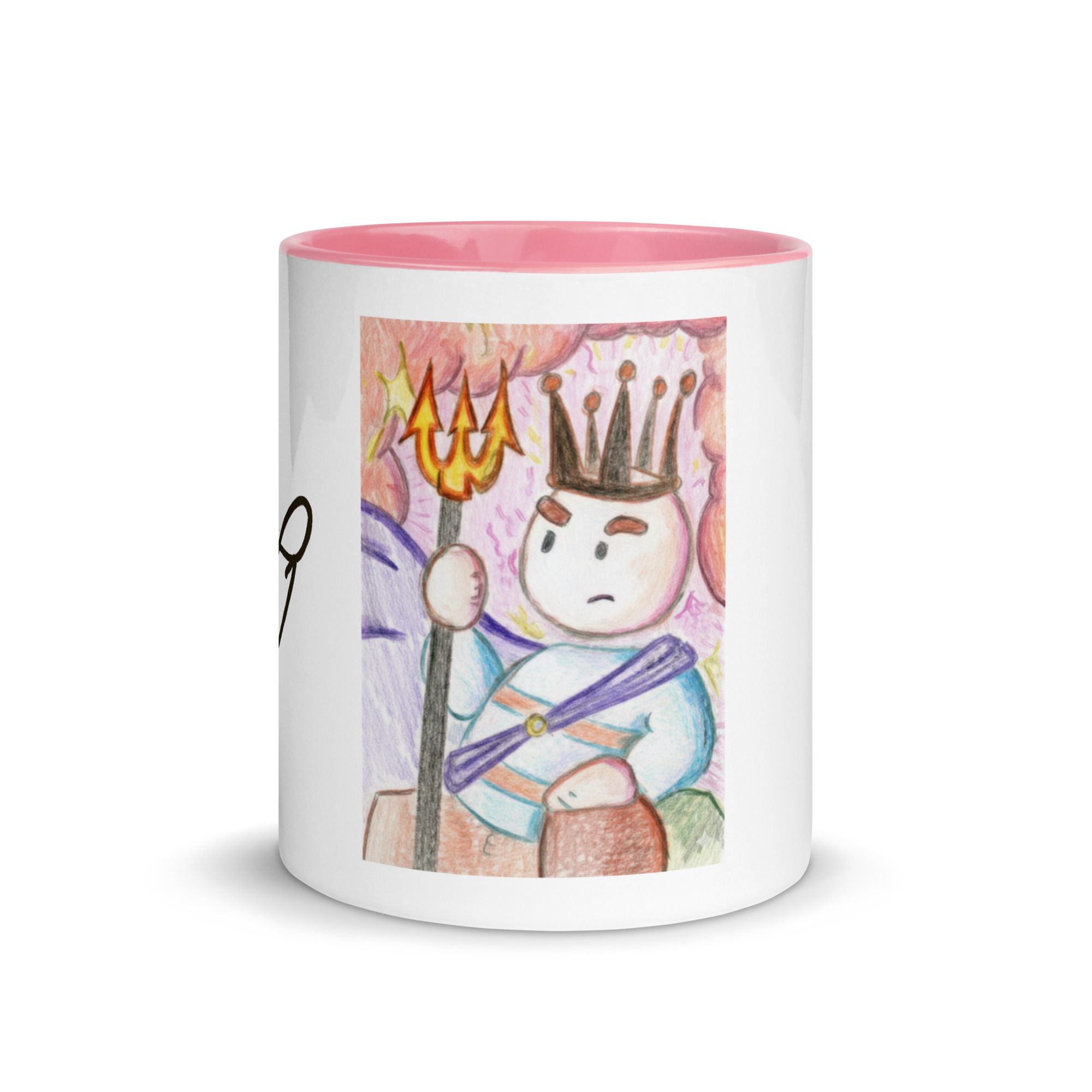 Taza de Waton, «El Emperador». Diseño Exclusivo, con color interior